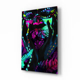 Neon Glances Glass Art