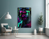 Neon Glances Glass Art