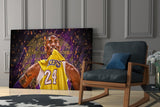 Kobe Bryant Glass Art