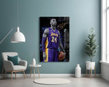 Kobe Bryant Glass Art