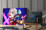 Harley Quinn Glass Art