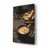 Cinnamon Coffee Glass Art