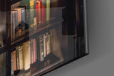 Bookshelf Glass Art