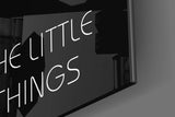 Enjoy The Little Things Glass Wall Art