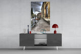 Street View Glass Wall Art