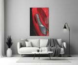 Ferrari’s Red Glass Wall Art