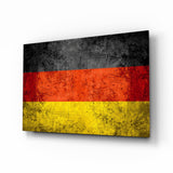 Flag of Germany Glass Wall Art