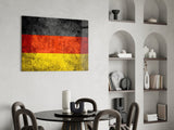 Flag of Germany Glass Wall Art