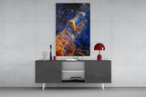 Space Glass Wall Art