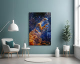 Space Glass Wall Art