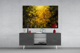 Yellow Smoke Glass Wall Art