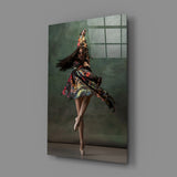 Ballerina Glass Wall Art