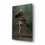 Ballerina Glasbild