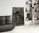 Ballerina Glass Wall Art