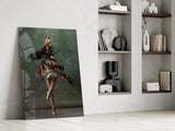 Ballerina Glass Wall Art