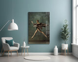 Ballerina Glass Wall Art