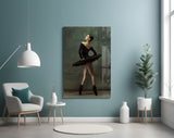 Ballerina Glass Wall Art