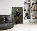 Ballerina Glass Wall Art