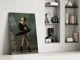 Ballerina Glass Wall Art