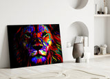 Lion Glass Wall Art