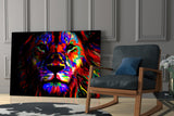 Lion Glass Wall Art