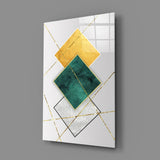 Squares Glass Wall Art