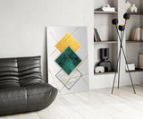 Squares Glass Wall Art