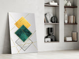 Squares Glass Wall Art