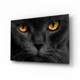 Cat Glass Wall Art