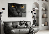 Cat Glass Wall Art