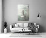 Loneliness Glass Wall Art