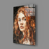 Woman  Glass Wall Art