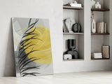 Autumn Yellow Glass Wall Art