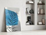 Autumn Blue Glass Wall Art