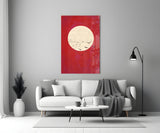 Fly from the Moon Glass Wall Art