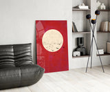 Fly from the Moon Glass Wall Art