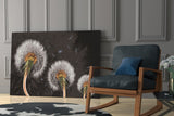 Dandelions Glass Wall Art