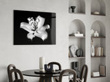 Lilies Glass Wall Art