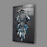 Dreamcatcher Glass Wall Art