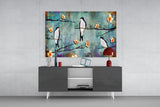 Birds of a Dream Glass Wall Art