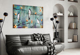 Birds of a Dream Glass Wall Art