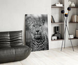 Leopard Glass Wall Art