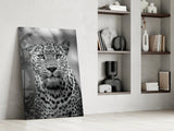 Leopard Glass Wall Art