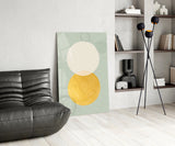 Sun and Moon Glass Wall Art