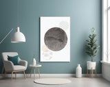 Black Moon Glass Wall Art