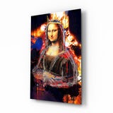 Königin Mona Lisa Glasbild