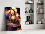 Queen Mona Lisa Glass Wall Art