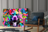 Pitbull Glass Wall Art