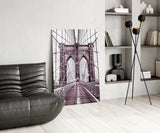 Brooklyn Bridge Glass Wall Art