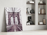 Brooklyn Bridge Glass Wall Art